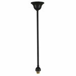 Lode Lighting Extension Rod Rod Set 1/2", 3/4" in Patina Black, Brass or Chrome Lights-For-You 3026037