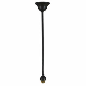 Lode Lighting Extension Rod Rod Set 1/2", 3/4" in Patina Black, Brass or Chrome Lights-For-You 3026037