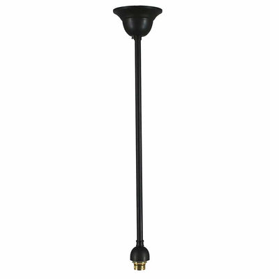 Lode Lighting Extension Rod Rod Set 1/2", 3/4" in Patina Black, Brass or Chrome Lights-For-You 3026037
