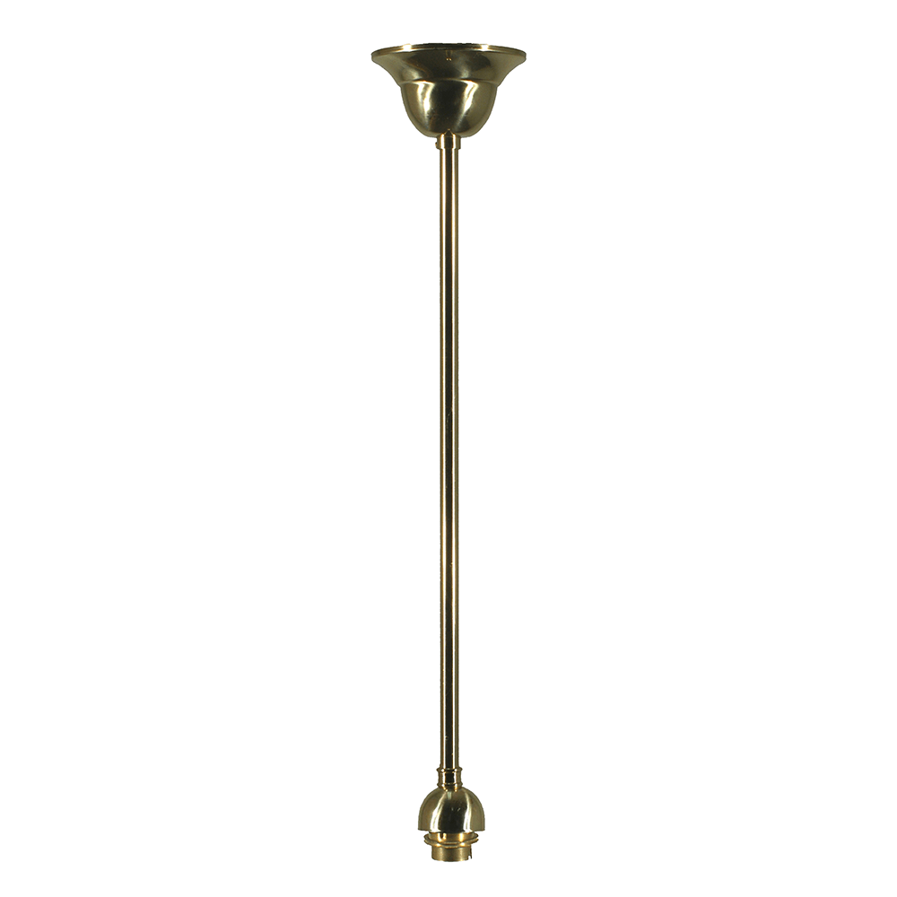 Lode Lighting Extension Rod Polished Brass Rod Set 1/2" x 1/2 Meter Long with beautiful design by Lode Lighting Lights-For-You ACC606PBD8