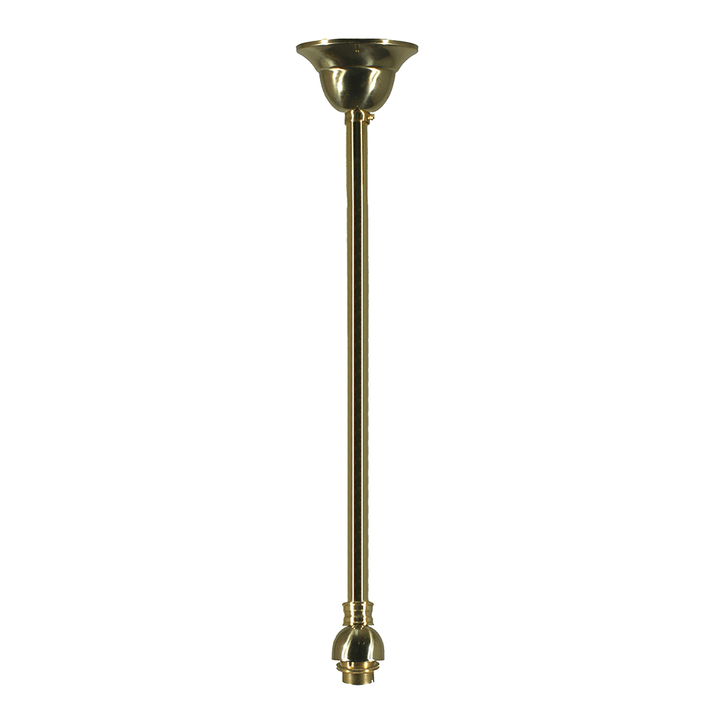 Lode Lighting Extension Rod Polished Brass Rod Set 3/4" x 1/2 Meter Long with beautiful design by Lode Lighting Lights-For-You ACC959PBD8