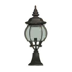 Lode Lighting Exterior Lighting FLINDERS 1LT LARGE PILLAR MOUNT EXTERIOR - ANTIQUE BLACK OR ANTIQUE BRONZE Lights-For-You EXL838BZD8