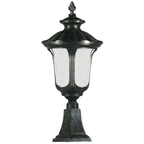 Lode Lighting Exterior Lighting WATERFORD 1LT MEDIUM PILLAR MOUNT EXTERIOR - ANTIQUE BLACK Lights-For-You EXL944BKD8