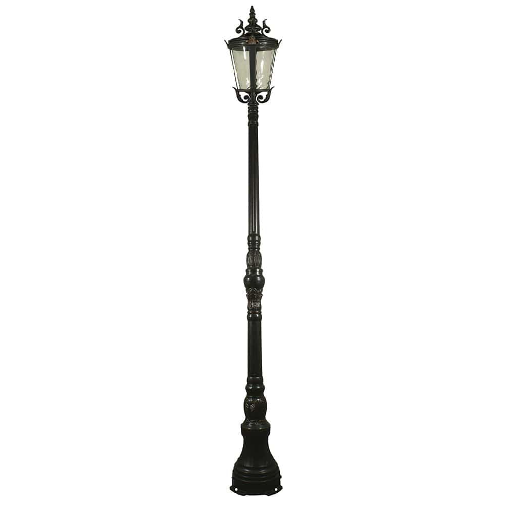 Lode Lighting Exterior Posts Albany Medium Outdoor Domain Post Light Lights-For-You 1000155