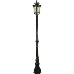 Lode Lighting Exterior Posts ALBURY 1LT DOMAIN POST EXTERIOR LIGHT - ANTIQUE BRONZE Lights-For-You EXL941BZD8