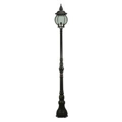 Lode Lighting Exterior Posts FLINDERS 1LT DOMAIN POST EXTERIOR LIGHT - ANTIQUE BLACK OR ANTIQUE BRONZE Lights-For-You EXL875BZD8