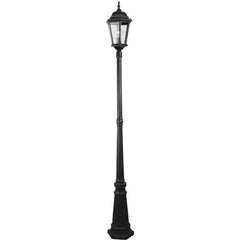 Lode Lighting Exterior Posts JUNCTION 1LT POST EXTERIOR LIGHT - ANTIQUE BLACK by Lode Lighting Lights-For-You EXL1371BKD8