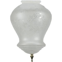 Lode Lighting Glass Glass Cambridge Large Frost Etched Glass PB Suit 4 1/4" Gallery Lights-For-You GLA024FRD8