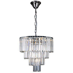 Lode Lighting Indoor Pendants CELESTIAL 5LT/4TIER CHROME OR MATT BLACK - PENDANT by Lode Lighting Lights-For-You PDT1047CHD8 UPC: Does not apply