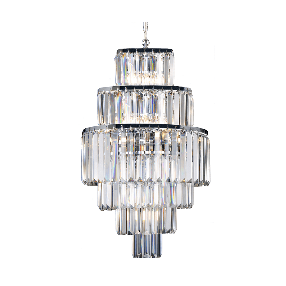 Lode Lighting Indoor Pendants Celestial 6 Tier 9 Light Crystal Pendant Light Lights-For-You 1001100