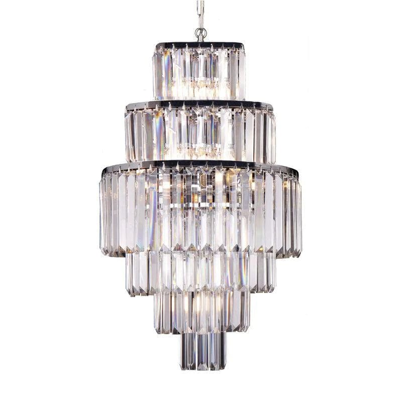 Lode Lighting Indoor Pendants CELESTIAL 9LT/6TIER CHROME OR MATT BLACK - PENDANT by Lode Lighting Lights-For-You PDT1048CHD8