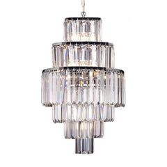 Lode Lighting Indoor Pendants CELESTIAL 9LT/6TIER CHROME OR MATT BLACK - PENDANT by Lode Lighting Lights-For-You PDT1048CHD8