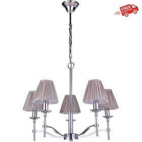 Lode Lighting Indoor Pendants HILTON 5LT CHROME - PENDANT with beautiful design by Lode Lighting Lights-For-You 1001227
