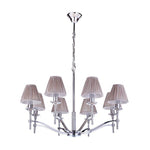Lode Lighting Indoor Pendants HILTON 8LT CHROME - PENDANT with beautiful design by Lode Lighting Lights-For-You 1001228