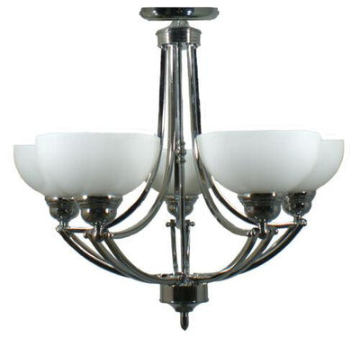 Lode Lighting Indoor Pendants HOUSTON 5LT FLUSH CHROME with beautiful design by LODE LIGHTING Lights-For-You 1000247