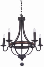 Lode Lighting Indoor Pendants LAKEWOOD 5LT BRONZE - PENDANT Lights-For-You 1001294