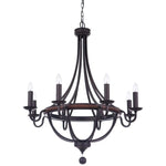 Lode Lighting Indoor Pendants LAKEWOOD 8LT BRONZE - PENDANT Lights-For-You 1001295