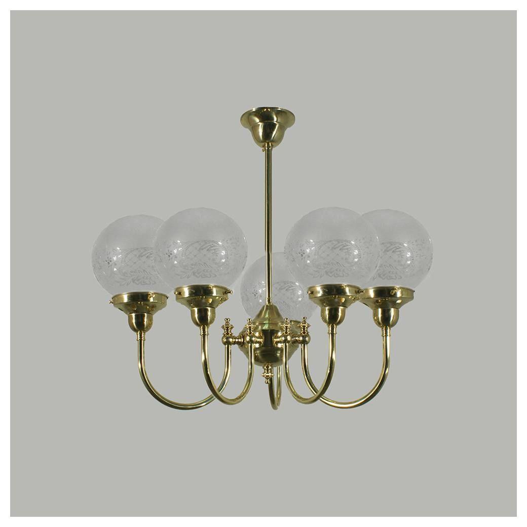 Lode Lighting Indoor Pendants Luke 5 Light Pendant Light Brass Lights-For-You 3000191