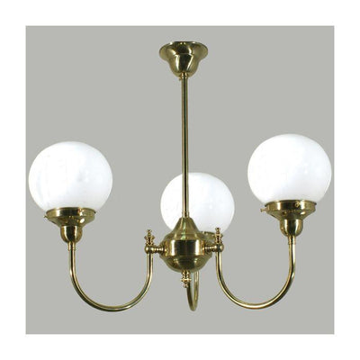 Lode Lighting Indoor Pendants Luke Pendant Light 3Lt in Brass Lights-For-You 3000188
