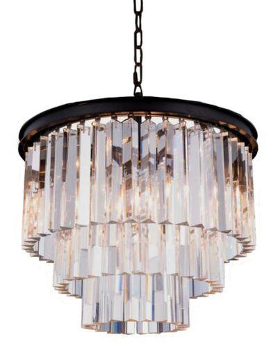 Lode Lighting Indoor Pendants Odeon Medium 3 Light Crystal Pendant Light Lights-For-You 1000136