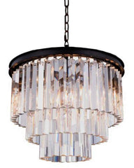 Lode Lighting Indoor Pendants Odeon Medium 3 Light Crystal Pendant Light Lights-For-You 1000136