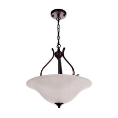Lode Lighting Indoor Pendants PITTSBURGH 3LT SINGLE SUSPENSION BRONZE - PENDANT by Lode Lighting Lights-For-You 1001386