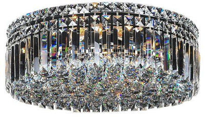Lode Lighting Indoor Pendants ROTONDO CRYSTAL 6 LT LARGE FLUSH with beautiful design by Lode Lighting Lights-For-You 1000426