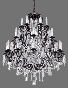 Lode Lighting Indoor Pendants Salzburg Crystal Pendant in 24 Light E14 Lights-For-You 1000806