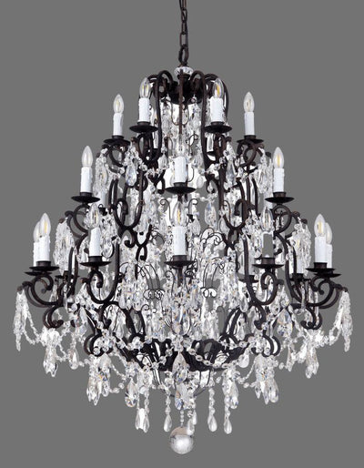 Lode Lighting Indoor Pendants Salzburg Crystal Pendant in 24 Light E14 Lights-For-You 1000806