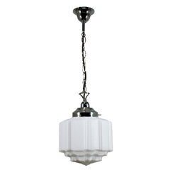 Lode Lighting Indoor Pendants Single Chain Pendant Light With 8" St Kilda Lights-For-You 3010072