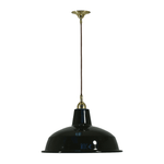 Lode Lighting Indoor Pendants Single Cord Pendant Brass With Warehouse Shade 300mm Lights-For-You 3000105