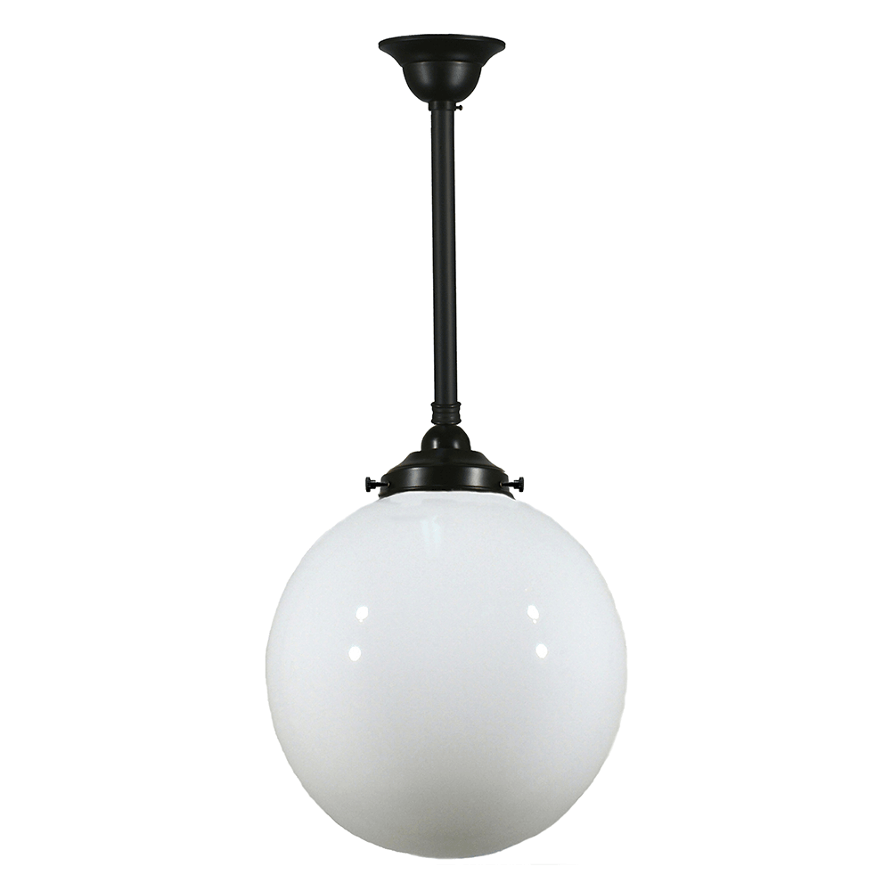 Lode Lighting Indoor Pendants Single Rod Pendant Light With 12" Sphere Lights-For-You 3020103