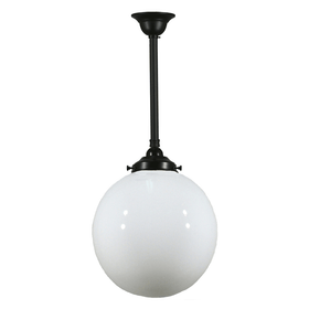 Lode Lighting Indoor Pendants Single Rod Pendant Light With 12" Sphere Lights-For-You 3020103