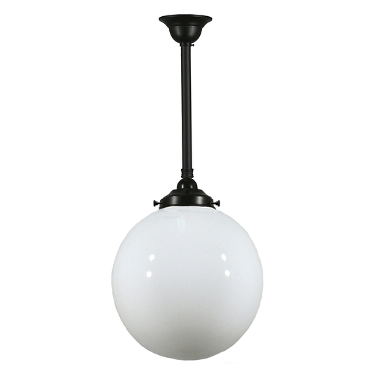Lode Lighting Indoor Pendants Single Rod Pendant Light With 12" Sphere Lights-For-You 3020103