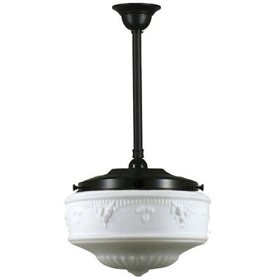 Lode Lighting Indoor Pendants Single Rod Pendant Light With 14" Senator Lights-For-You 3020112