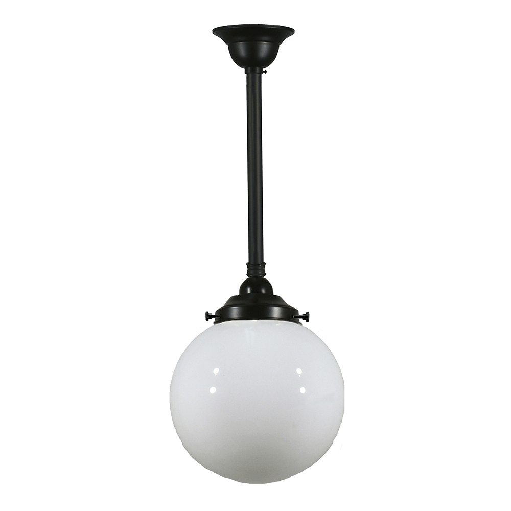 Lode Lighting Indoor Pendants Single Rod Pendant Light With 8" Sphere Lights-For-You 3020015