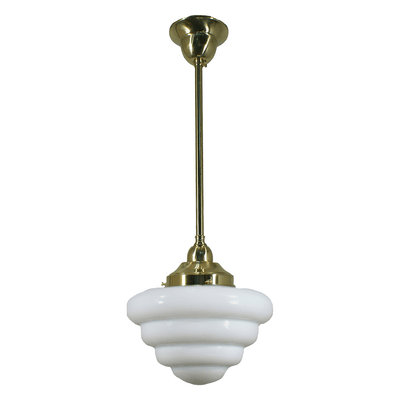 Lode Lighting Indoor Pendants Single Rod Pendant Light With Beehive 10" Lights-For-You 3000243
