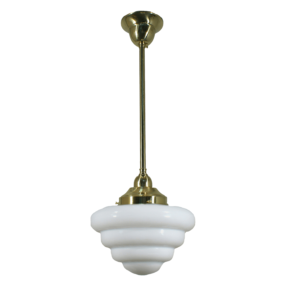 Lode Lighting Indoor Pendants Single Rod Pendant Light With Beehive 10" Lights-For-You 3000243