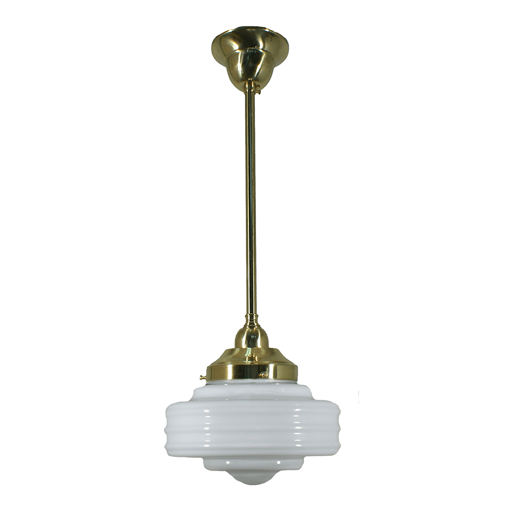 Lode Lighting Indoor Pendants Single Rod Pendant Light With Detroit 8" Lights-For-You 3000253