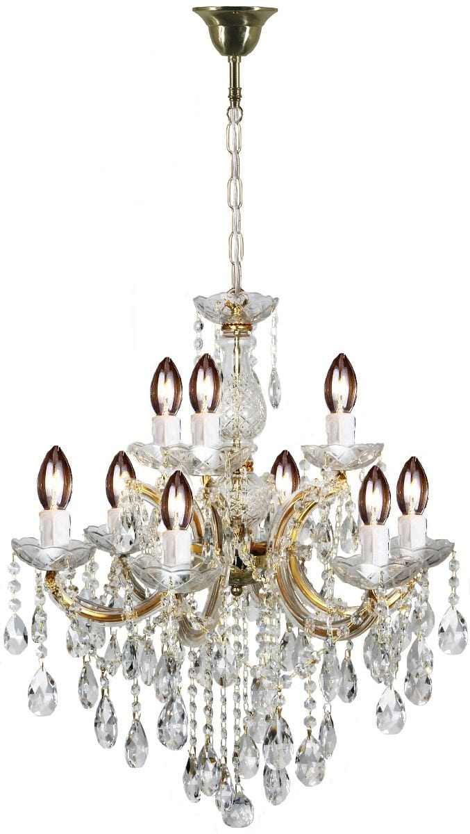 Lode Lighting Indoor Pendants Zurich Crystal Pendant in 9 Lt Lode Lighting Lights-For-You PDT319GDD8