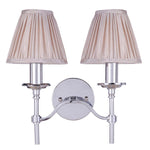 Lode Lighting Indoor Wall Lights Hilton Indoor Wall Light 2Lt in Chrome Lights-For-You 1001225