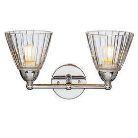 Lode Lighting Indoor Wall Lights Summit Indoor Wall Light 2Lt Chrome Lights-For-You 1001481