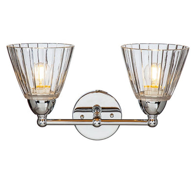 Lode Lighting Indoor Wall Lights Summit Indoor Wall Light 2Lt Chrome Lights-For-You 1001481