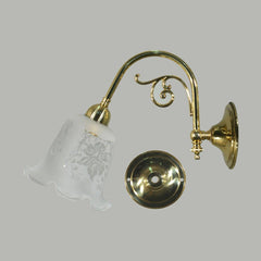 Lode Lighting Indoor Wall Lights Victoriana Indoor Wall Light 1Lt Brass Lights-For-You 3000316