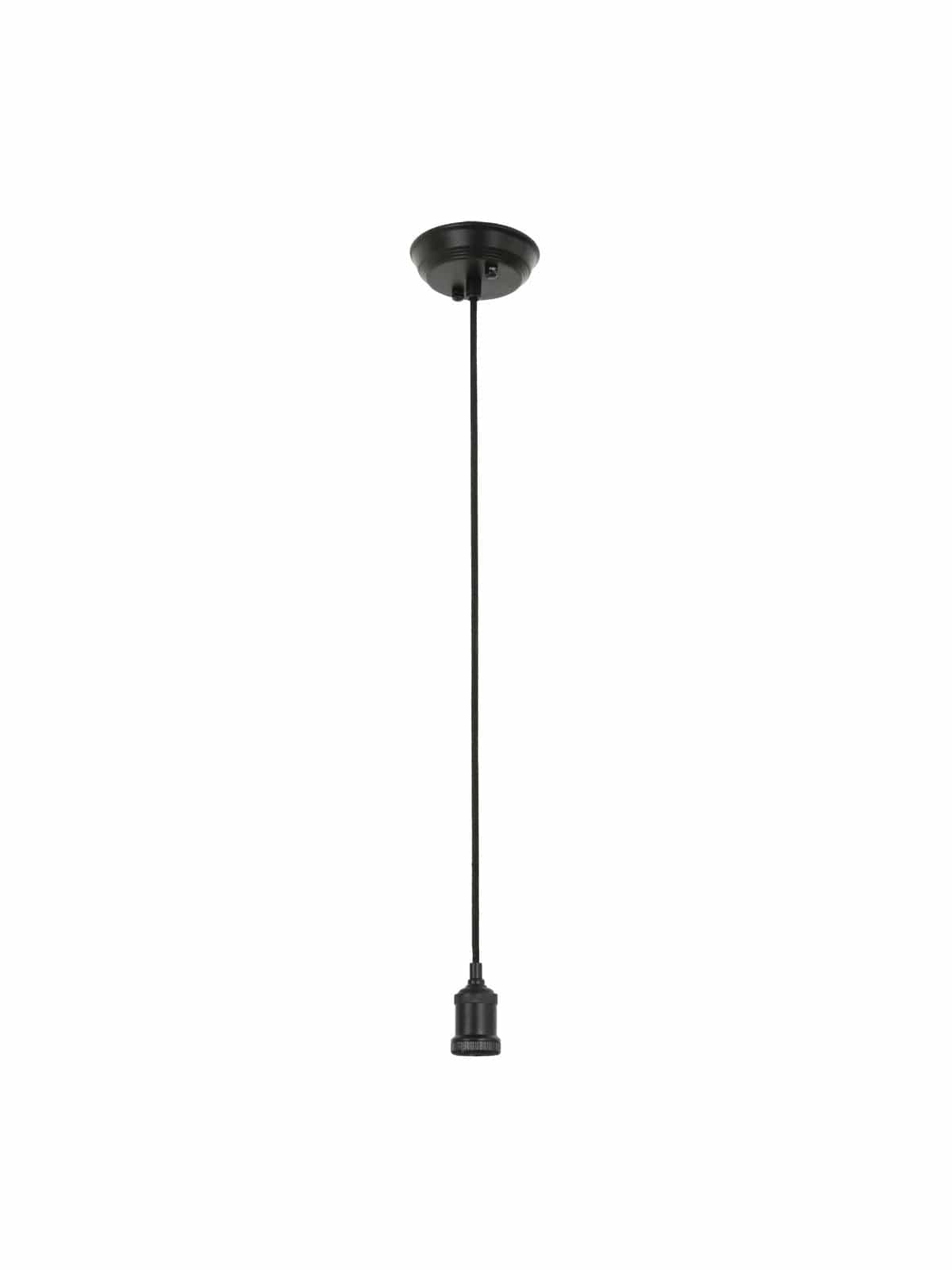 Lode Lighting Lighting Accessories Patina Black Single Cloth Cord Suspension Set Complete With Lamp Holder Lights-For-You 3026009