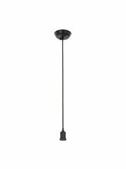Lode Lighting Lighting Accessories Patina Black Single Cloth Cord Suspension Set Complete With Lamp Holder Lights-For-You 3026009