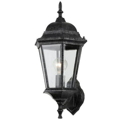 Lode Lighting Outdoor Wall Lights JUNCTION 1LT SMALL WALL BRACKET EXTERIOR - ANTIQUE BLACK Lights-For-You EXL1370BKD8