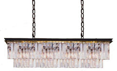 LODE LIGHTING Pendants Crystal ODEON BENCH 12LT - PENDANT with beautiful design by LODE LIGHTING PDT030BZD8