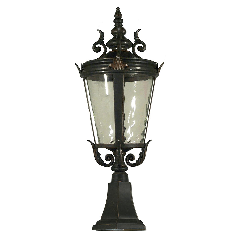 Lode Lighting Pillar Mount Albany Medium Pillar Mount Antique Bronze Lights-For-You 1000028