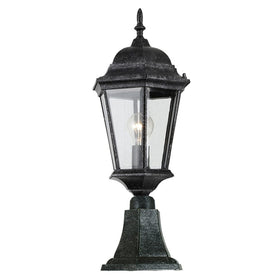 Lode Lighting Pillar Mount Junction Pillar Mount Light Medium 1Lt Antique Black Lights-For-You 1001238